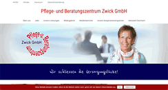 Desktop Screenshot of pflegedienst-zwick.de