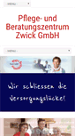 Mobile Screenshot of pflegedienst-zwick.de